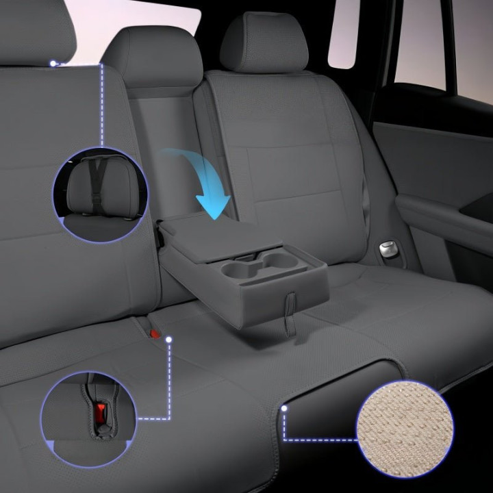 Half-Wrapped Breathable Seat Covers for Geely Starray EM-i / EX5 EM-i