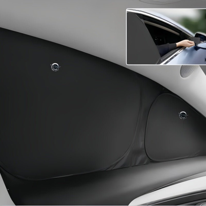 Zero‑light Suction Cup Window Privacy Sun Shades for Xpeng EV