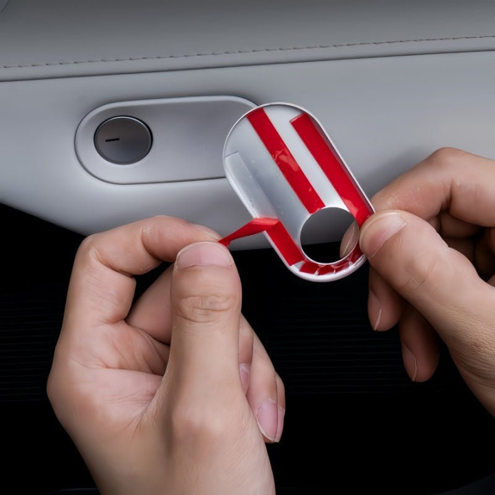 Inner Door Switch Button Metal Cover for Xpeng G6 / P7+