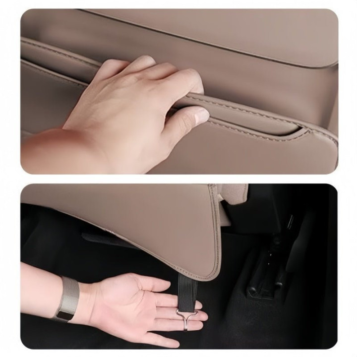 Front & 2nd Row Seat Back Anti-Kick Mats for 2024-2026 XPENG X9