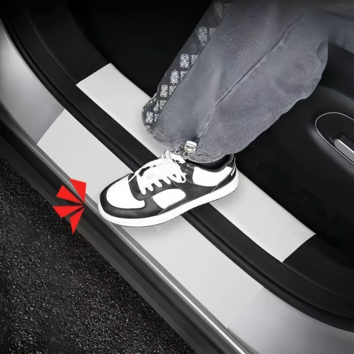 Leather Door Sill Protector Strips for 2024-2026 XPENG X9