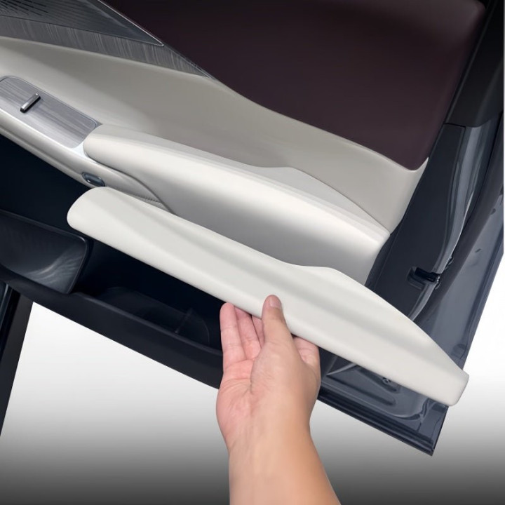 Napa Wrapped ABS Inner Door Handle Cover for 2024-2026 XPENG X9