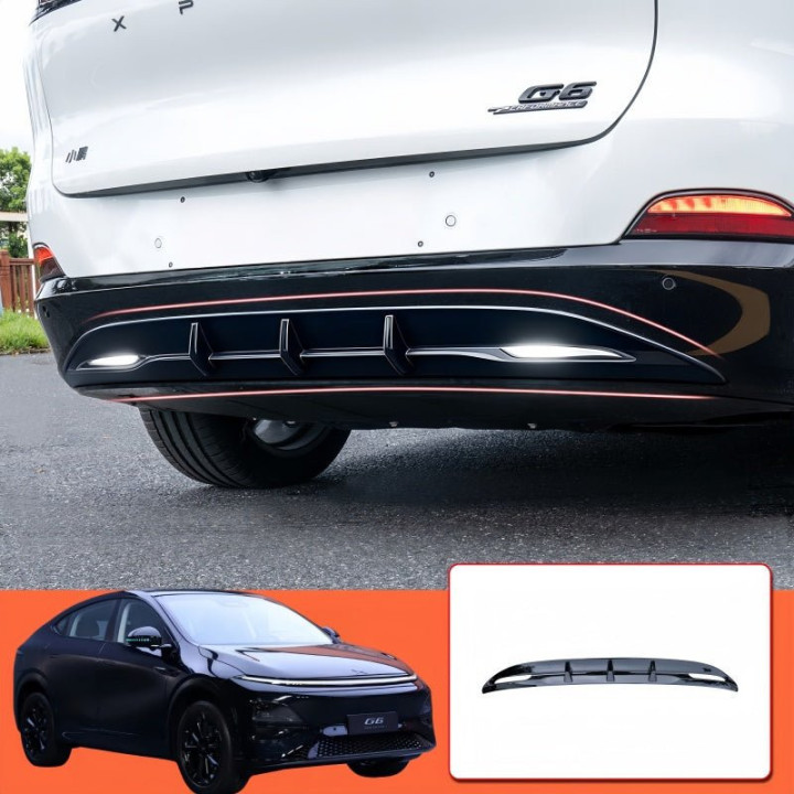 ABS Rear Bumper Diffuser Decorative Cover for 2023-2026 XPENG G6