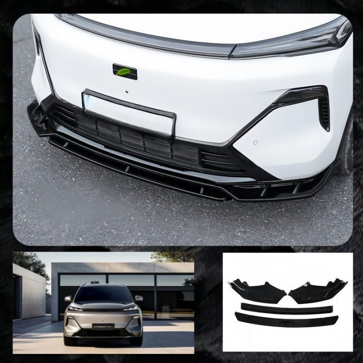 Sport Front Bumper Diffuser for Geely EX5 EM-i | Lower Splitter