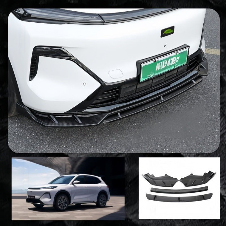 Sport Front Bumper Diffuser for Geely EX5 EM-i | Lower Splitter