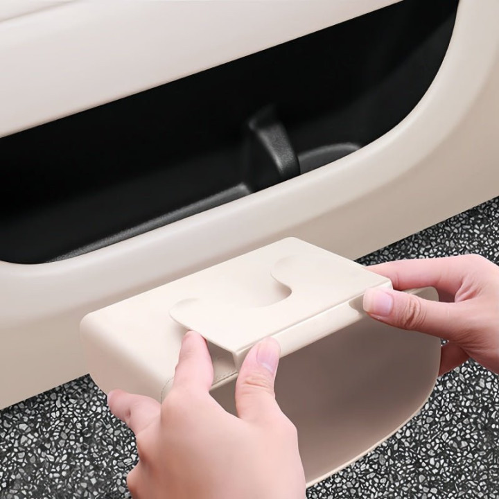 Suede Edge Car Waste Bin Hanging Organiser for XPeng