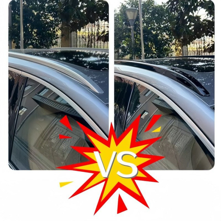 Gloss Black Roof Rail Covers for BYD Sealion 6 / Seal U