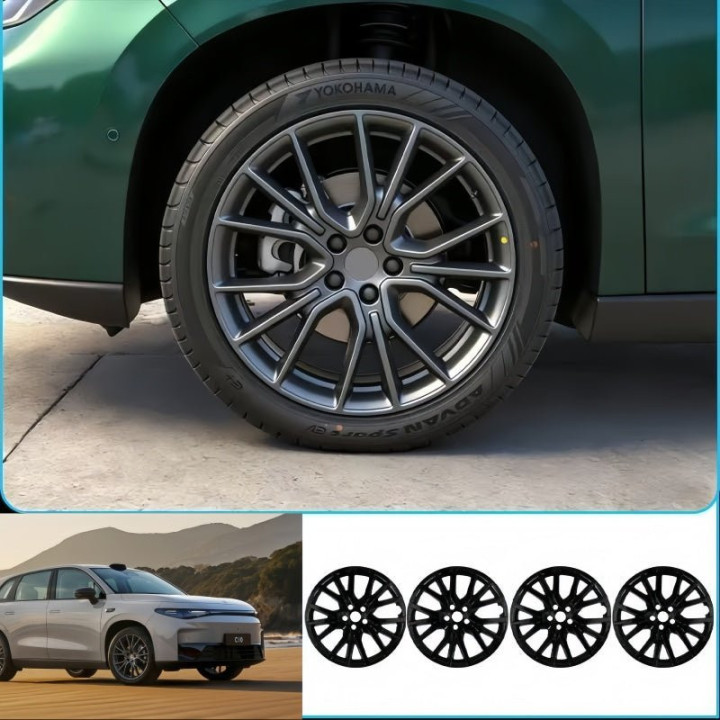 20 Inch Blackout Wheel Hub Covers for Leapmotor C10