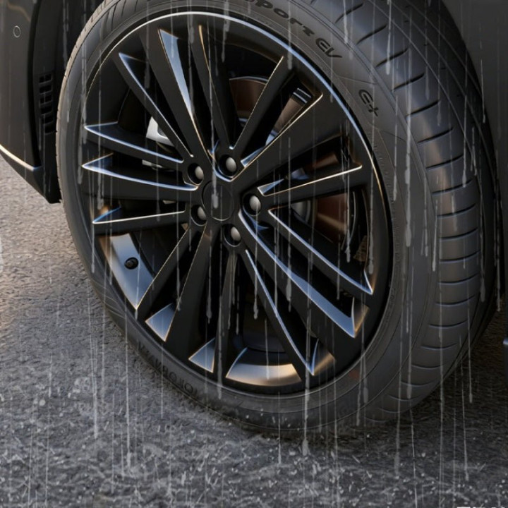 Blackout Wheel Hub Covers for Leapmotor B10