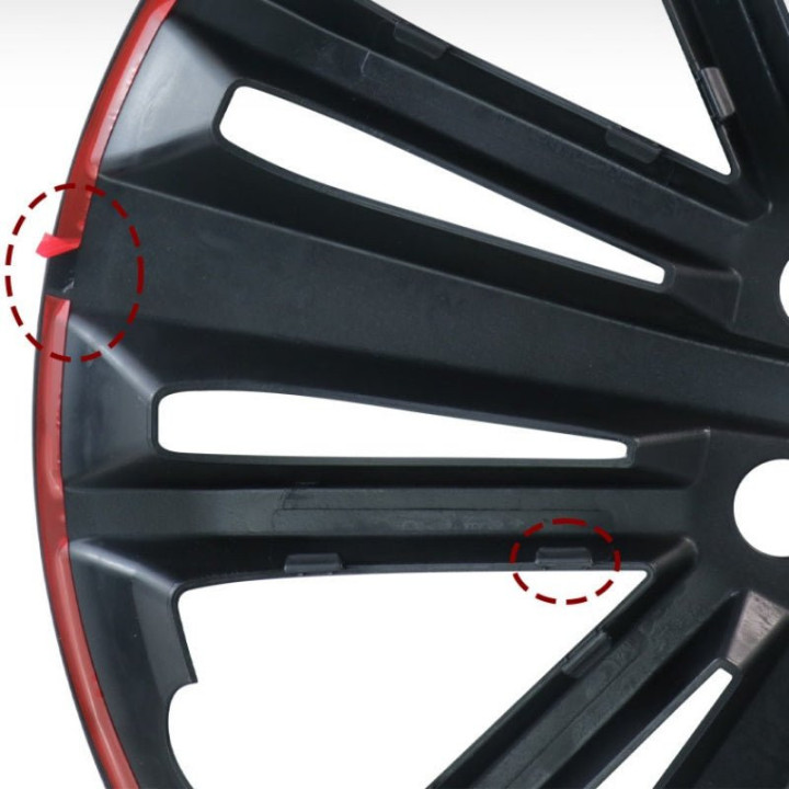 Blackout Wheel Hub Covers for Leapmotor B10