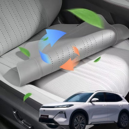 Half-Wrapped Premium Suede Car Seat Covers for Geely EX5 EM-i