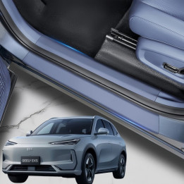 Car Door Sill Leather Protector Strips for Geely EX5