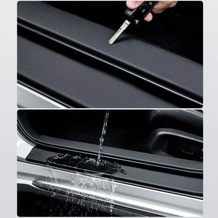 Car Door Sill Leather Protector Strips for Geely EX5