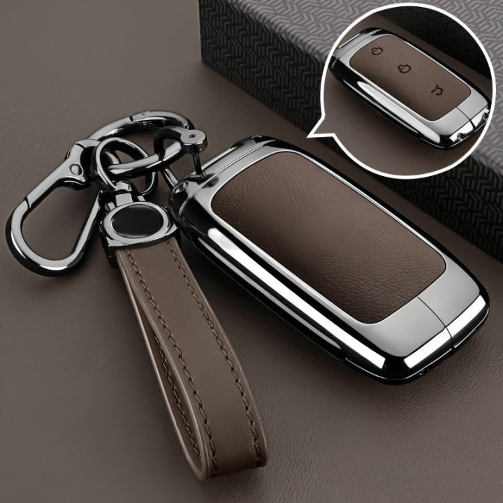Glossy Metal Fob Cover for Geely EX5 / Starray EM-i / EX5 EM-I