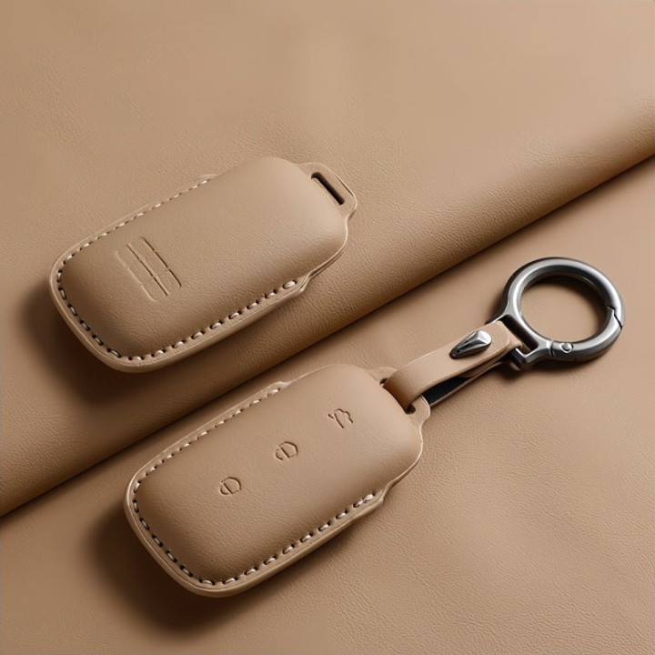 Leather Key Fob Cover for Geely EX5 / Geely Starray EM-i