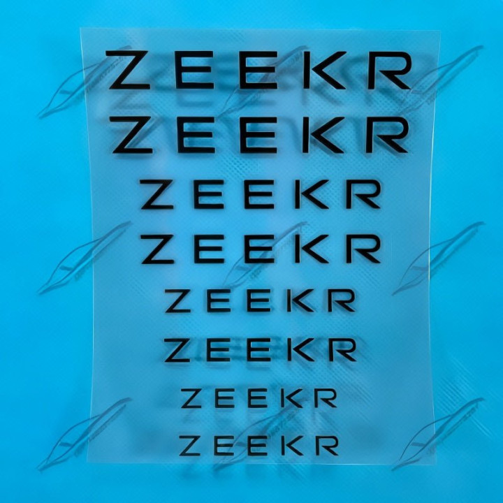 Zeekr Caliper Cover Decals