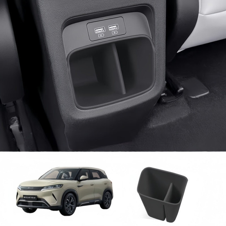 Rear Seat Silicone Trash Bin for BYD ATTO 2