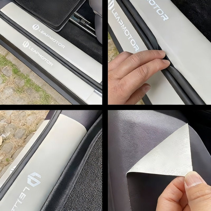 Leather Door Sill Protector for Leapmotor B10
