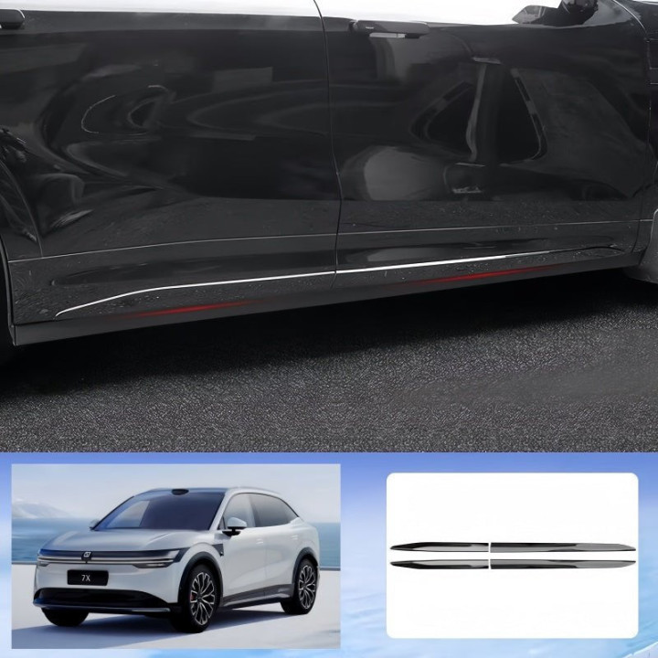 Glossy Black Body Trim for Zeekr 7X (4PCS)