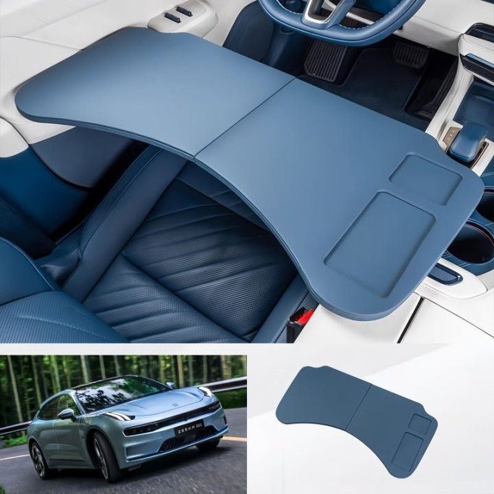 Foldable Leather Car Desk for Zeekr