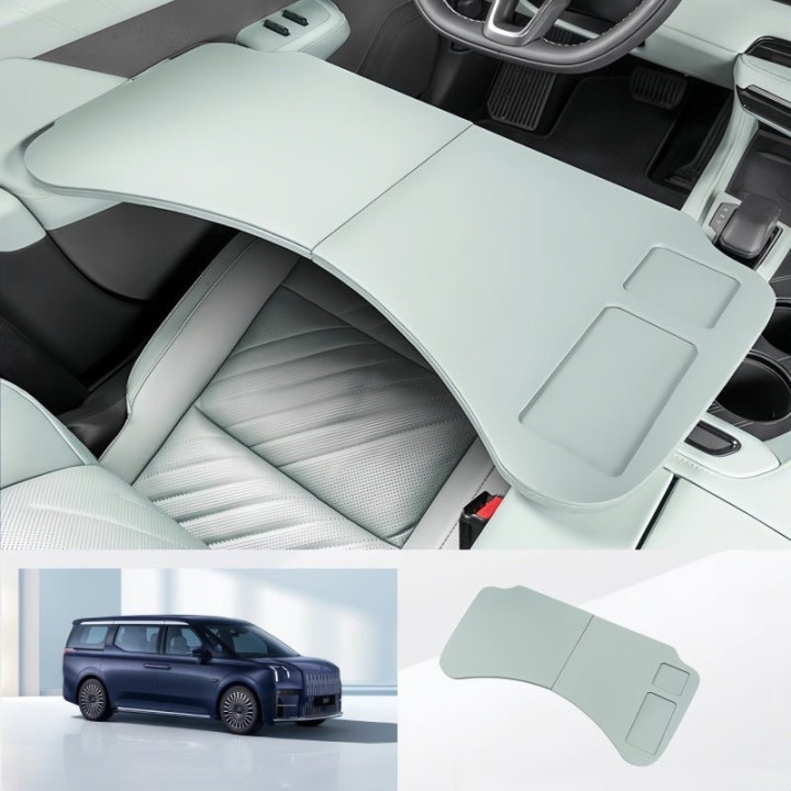 Foldable Leather Car Desk for Zeekr
