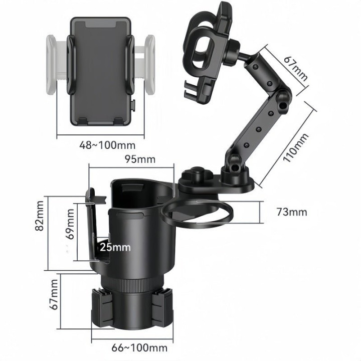 XPeng Cup Holder Phone Mount
