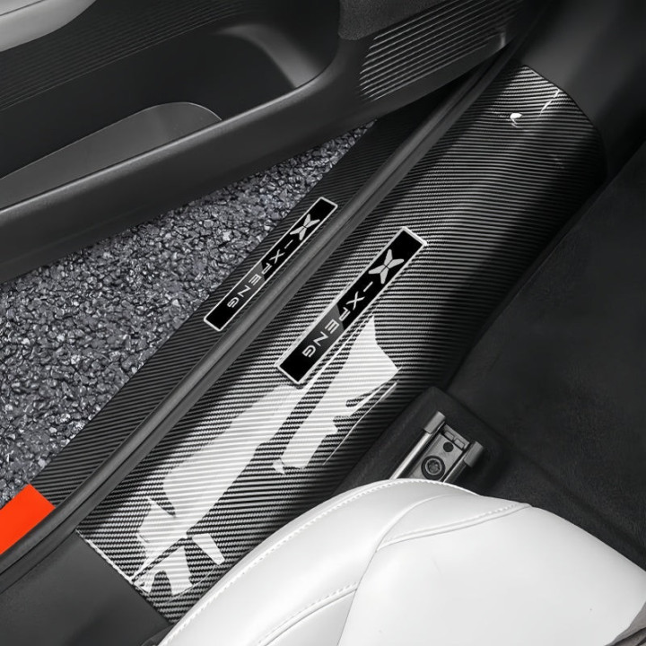 Carbon Fiber Door Sill Guard Protector for 2023-2026 XPENG G6