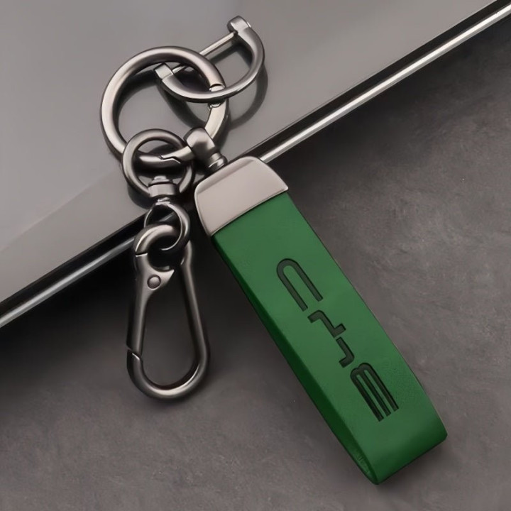 Leather Key Lanyard with Metal Hook for BYD