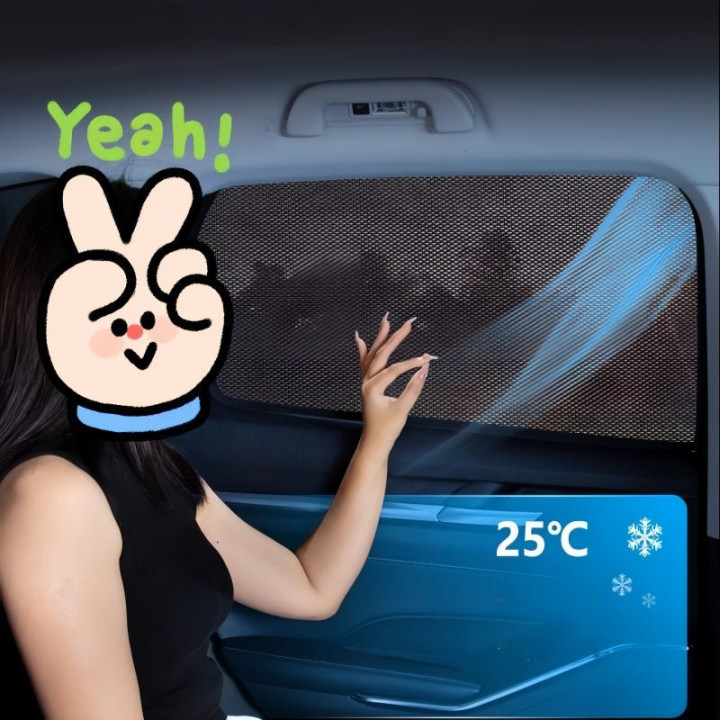 Magnetic Mesh Window Sunshade for ZEEKR 001 /7X