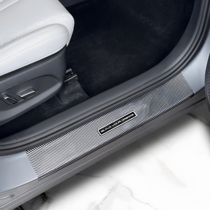 Carbon Fiber Door Sill Protectors for BYD ATTO 2