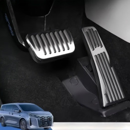 Brushed Aluminum Pedal for BYD M9 & Denza D9