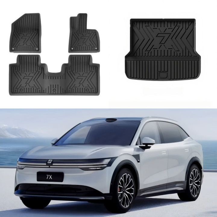 TPE Floor Mats & Trunk Mat for Zeekr 7X