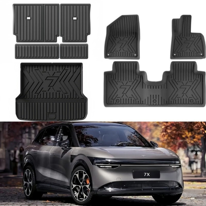 TPE Floor Mats & Trunk Mat for Zeekr 7X