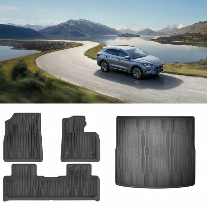 TPE Floor Mats & Trunk Mat for BYD Sealion 6/Seal U
