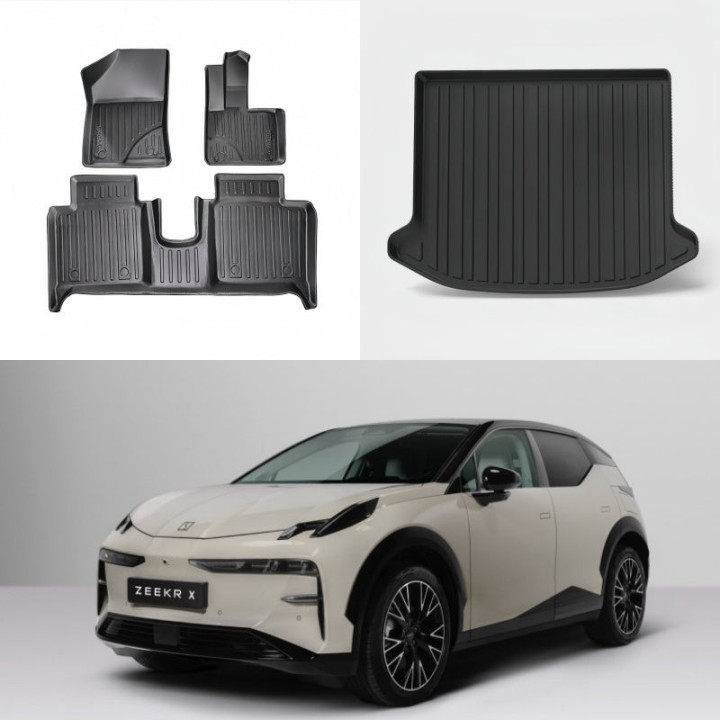 TPE Floor MATS & Trunk & Frunk MATS for ZEEKR X