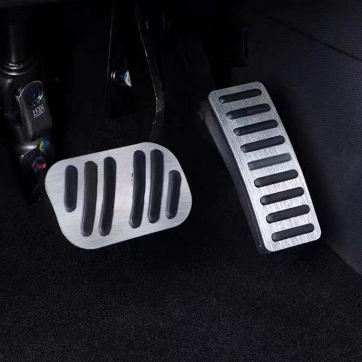 For BYD ATTO 3 Aluminum Alloy Auto Accelerator Pedal Brake Pedal Non-Slip Sleeve