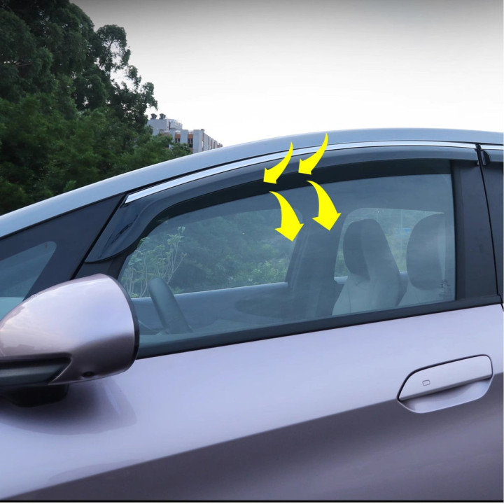 Window Visor For BYD Dolphin Car Accessories Rain Guard Deflector (Four Pieces)