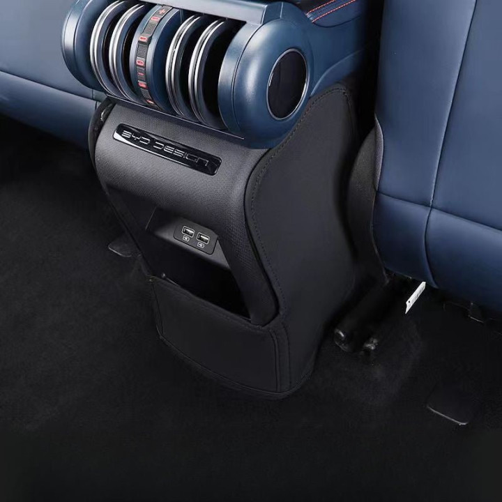 For BYD Atto 3 PU Leather Anti Kick Mat Pad Mats Seat Back Protector