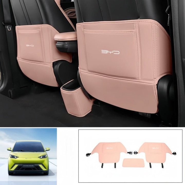 Seat Back Protector Mat for BYD Dolphin Surf/Seagull (3 Pcs)