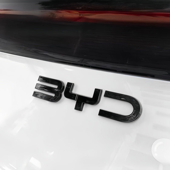 "BYD" Emblem Sticker for BYD Dolphin Surf/Seagull Bumpers