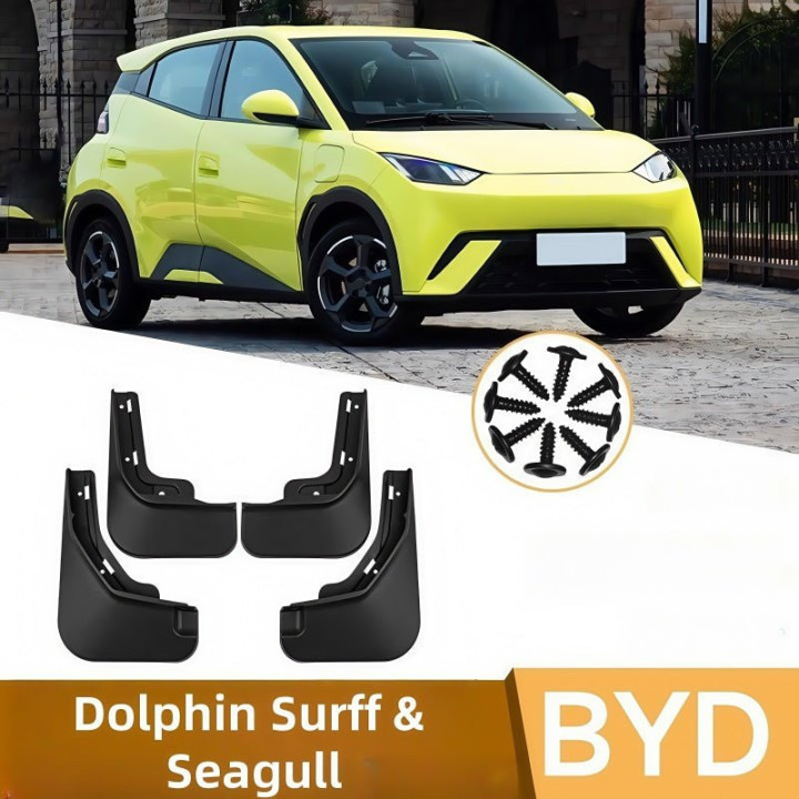 Mud Flaps for BYD Dolphin Surf/Seagull (4 Pcs)