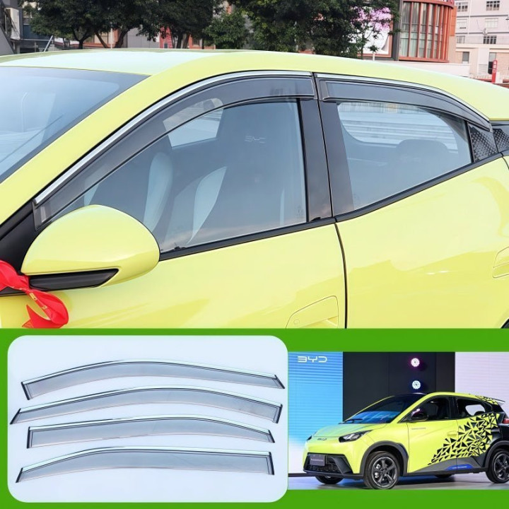 Window Visor for BYD Dolphin Surf & Seagull (4 Pcs)