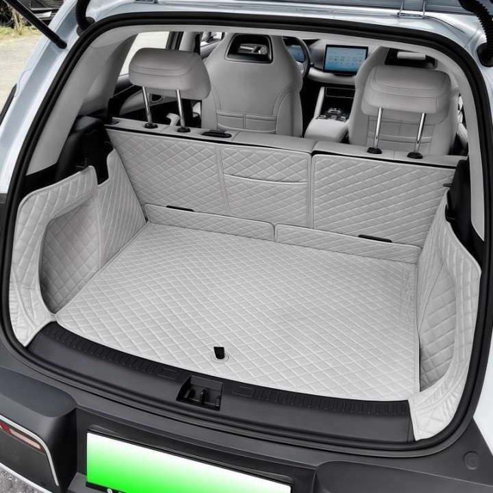 Premium Full-Cover Leather Trunk Mat for BYD Atto 2