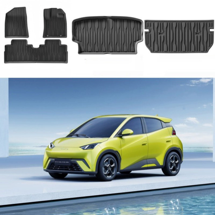 TPE Floor MATS & Trunk MATS for BYD Dolphin Surf/Seagull