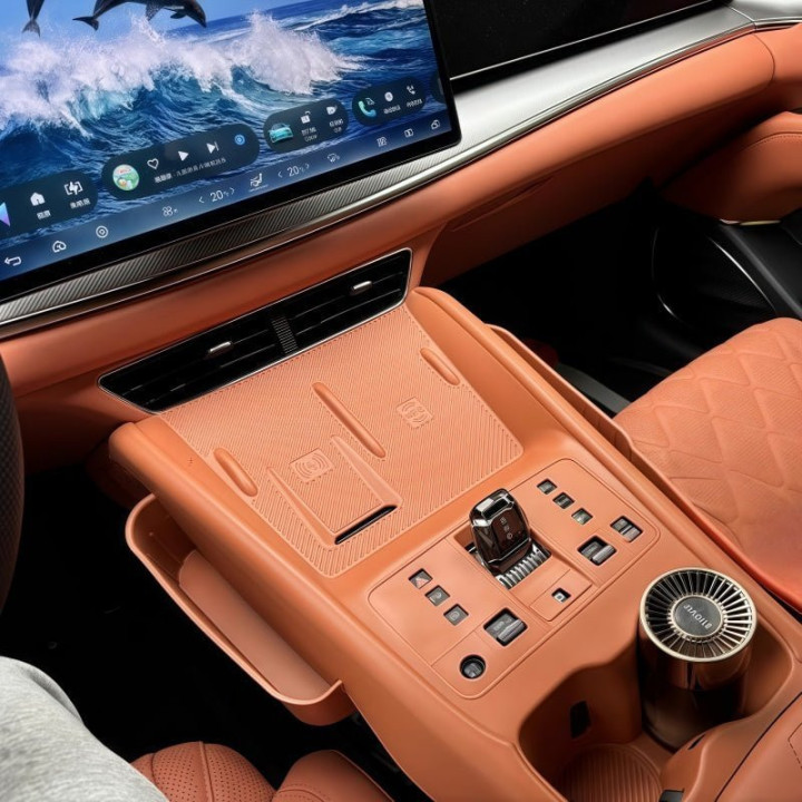 Full-Cover Silicone Console Mat for BYD Sealion 7