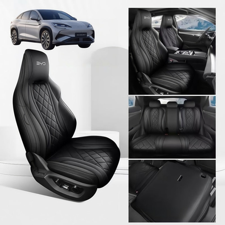 Full Coverage Leather Seat Covers for BYD Sealion 7
