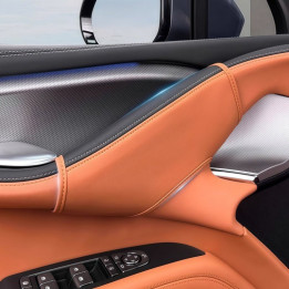 Leather Upper Door Handle Cover for BYD Sealion 7