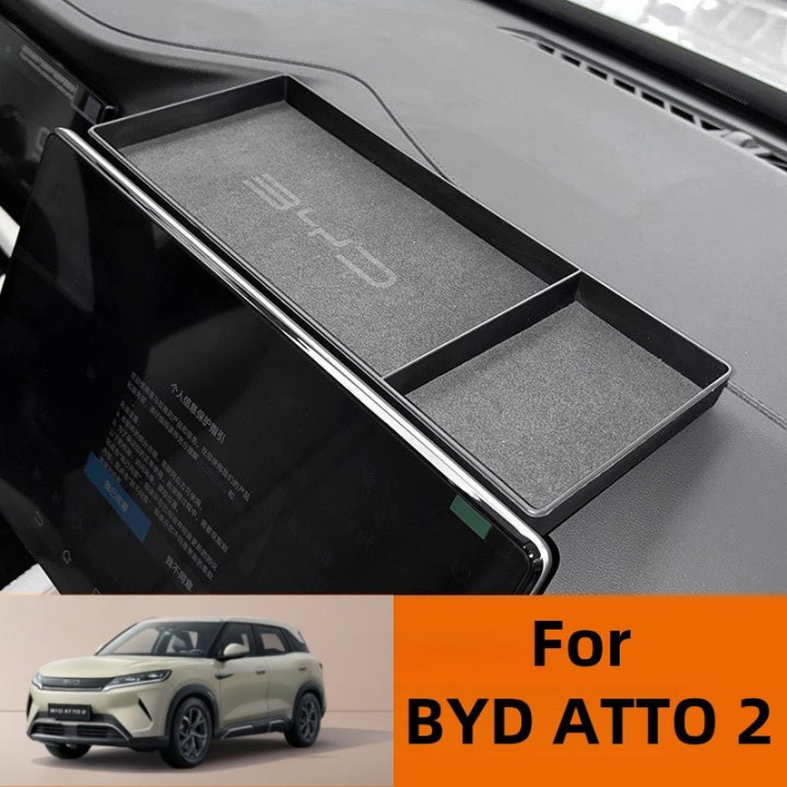 For BYD ATTO 2 Behind Screen Storage Tray Tissue Box
