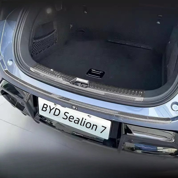 Carbon Fiber ABS Door Sill Protectors for BYD Sealion 7