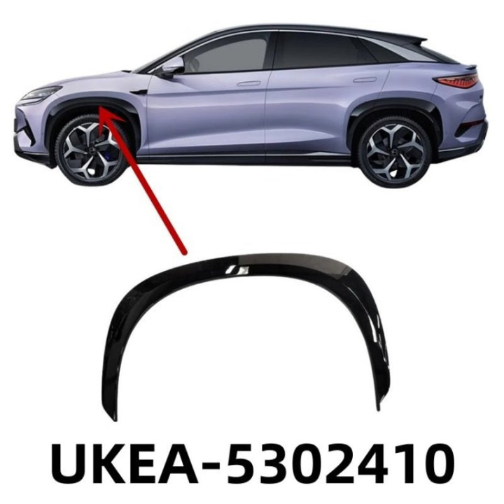 Gloss Black OEM Wheel Eyebrow Fender Flares for BYD Sealion 7